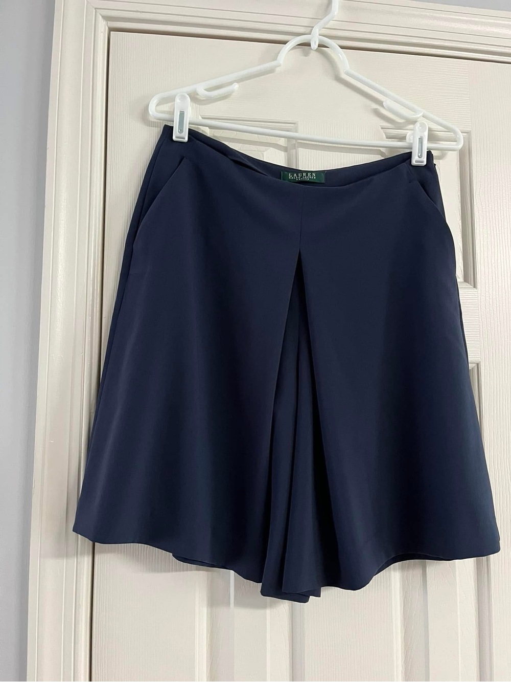 Lauren Ralph Lauren Cropped Flare, Wide Leg Pants/Culottes with Pockets